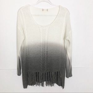 GUC Alter’d State dip dye fringe hem sweater